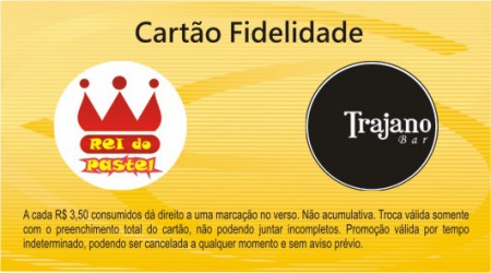 Rei do Pastel - Cartão Fidelidade